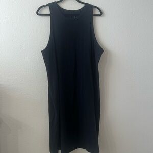 A new day black tank dress. Size 1x, ptp 24”. EUC